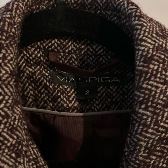 Via Spiga size 2 wool trench coat - Picture 2 of 3